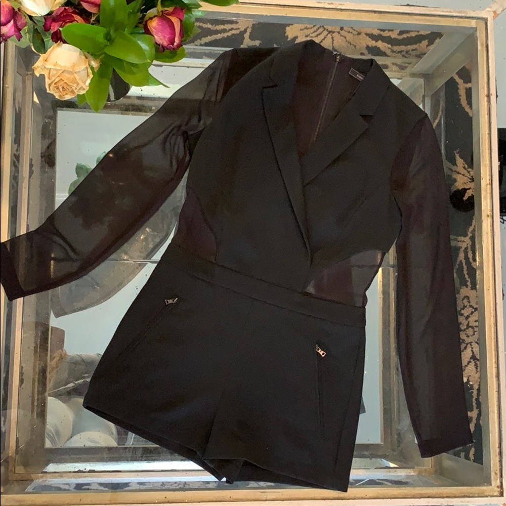 BCBG Max Azria black Turner Romper